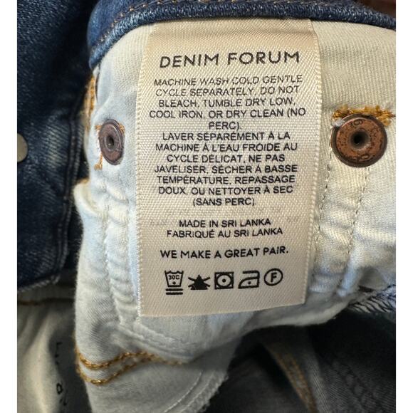 Aritzia Denim Forum Womens The Jane Mid Rise Boot Jeans Size 23 - Picture 10 of 11
